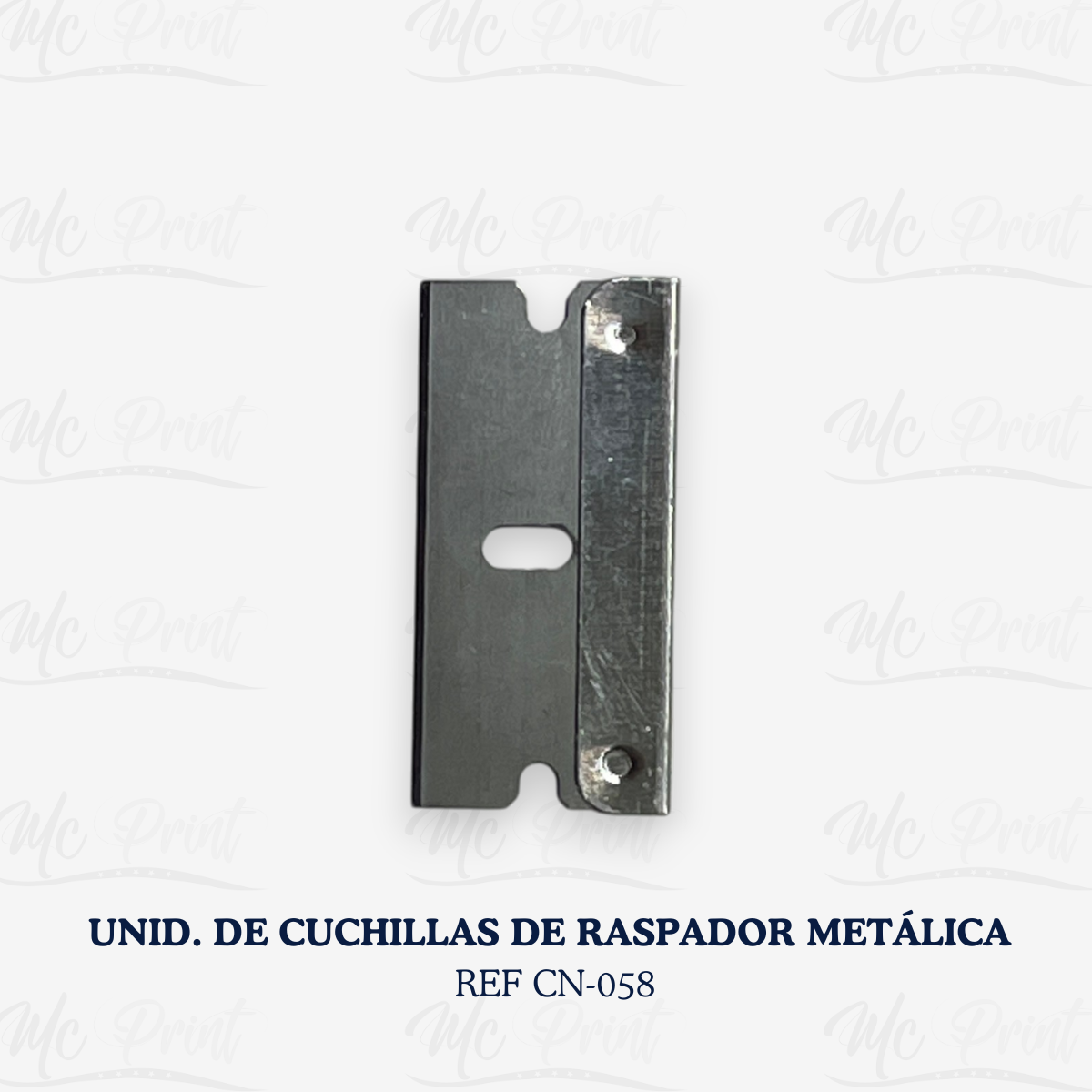 UNID DE CUCHILLAS DE RASPADOR METALICA