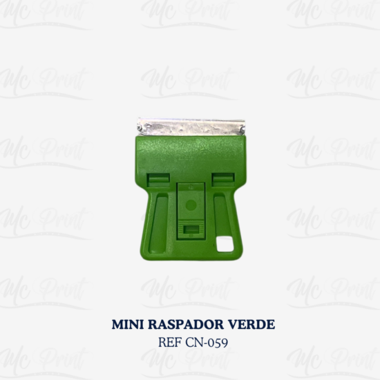 MINI RASPADOR VERDE -CN059