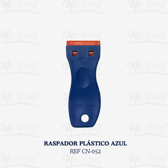RASPADOR PLASTICO AZUL