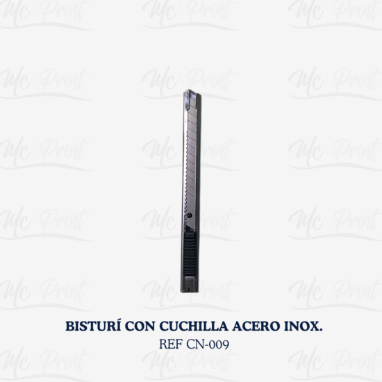 BISTURI CON CUCHIILA EN ACERO INOX -CN009