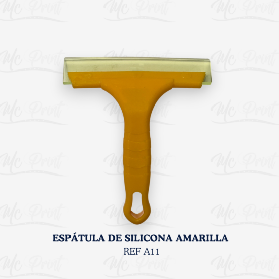 ESPATULA DE SILICONA AMARILLA