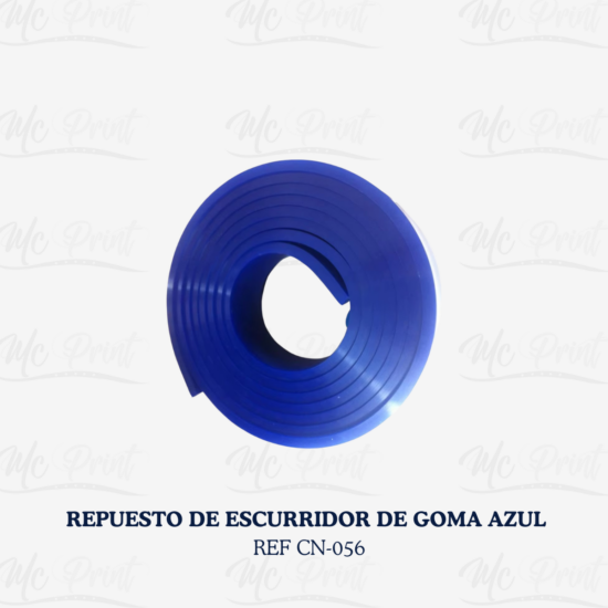 REPUESTO DE ESCURRIDOR DE GOMA AZUL.