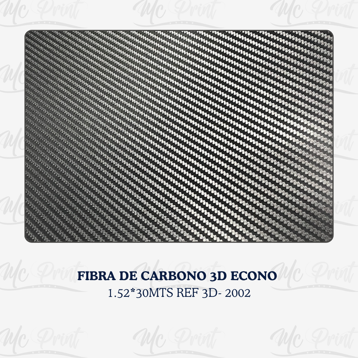 FIBRA DE CARBONO 3D ECONO 1.52*30MT REF 2002