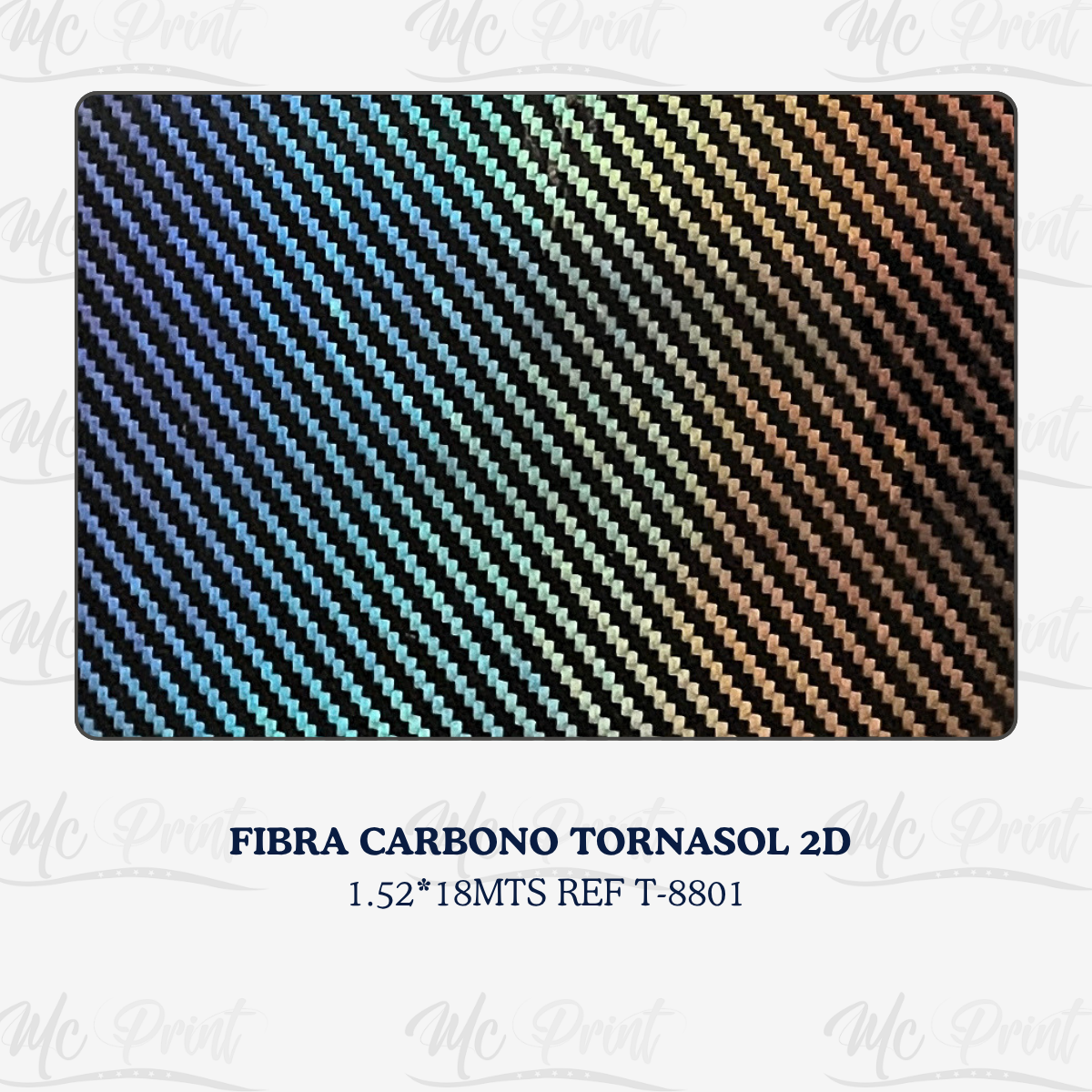 FIBRA CARBONO TORNASOL 2D 1.52*18MT REF T8801