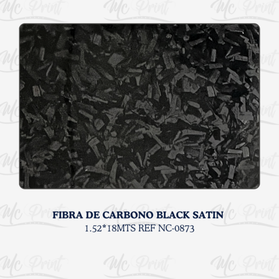 FIBRA DE CARBONO BLACK SATIN *1.52 *18MTS REF. NC-0873