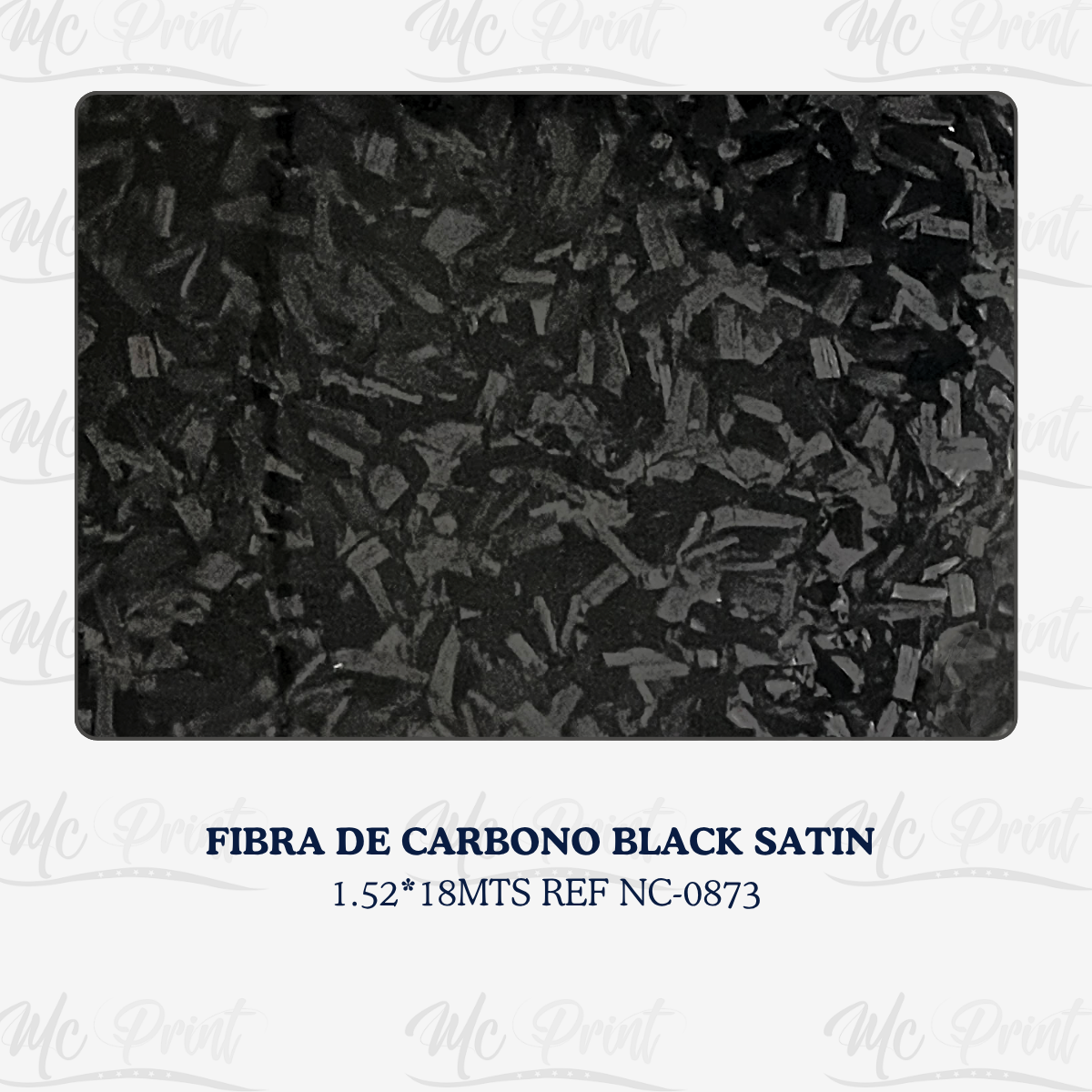 FIBRA DE CARBONO BLACK SATIN *1.52 *18MTS REF. NC-0873
