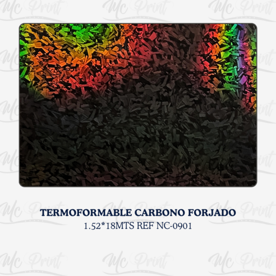 TERMOFORMABLE CARBONO FORJADO*1.52*18MTS REF.NC0901