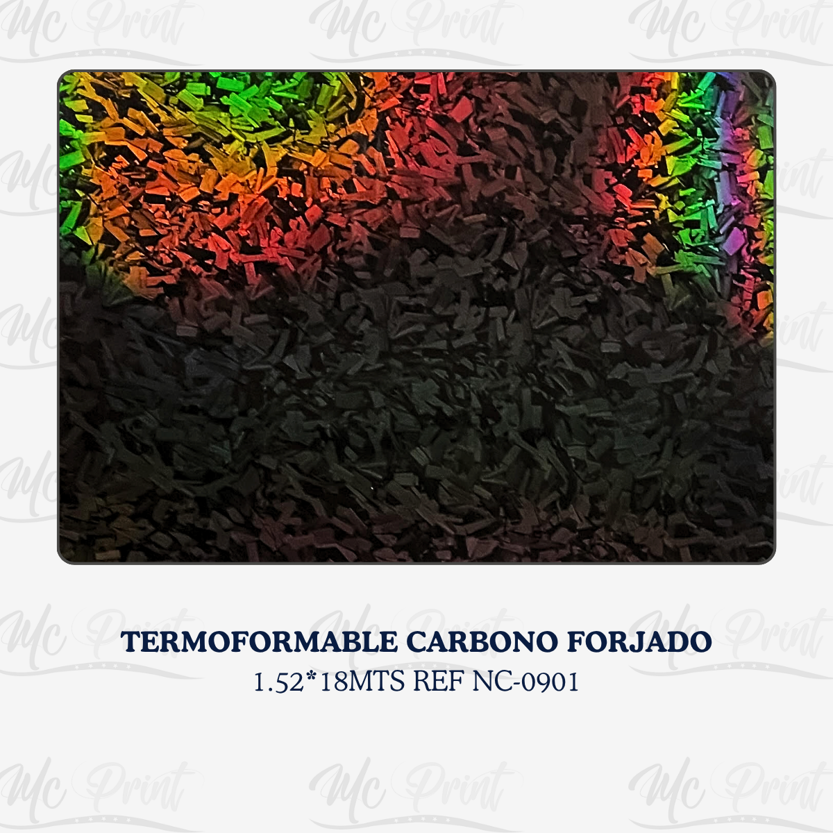 TERMOFORMABLE CARBONO FORJADO*1.52*18MTS REF.NC0901