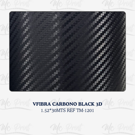 FIBRA CARBONO BLACK 3D *1.52 *30MTS  TC-3333
