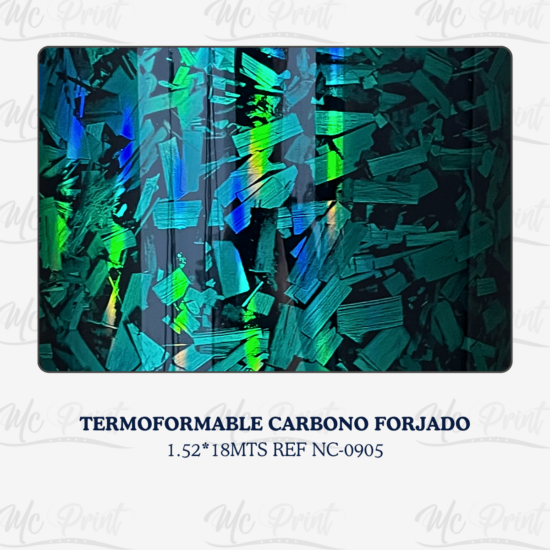 TERMOFORMABLE CARBONO FORJADO*1.52*18MTS REF.NC0905