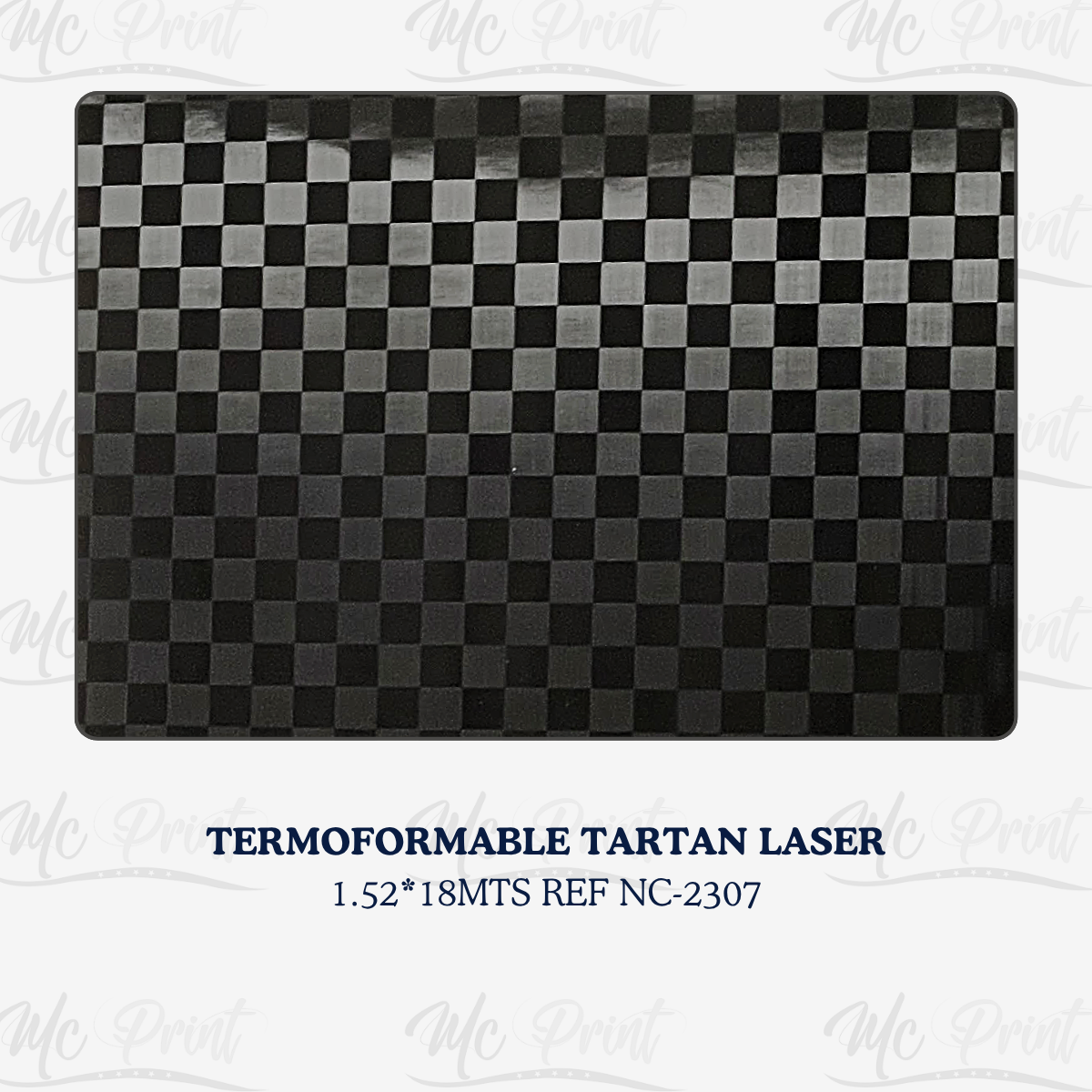 TERMOFORMABLE TARTAN LASER*1.52*18MTS REF.NC2307