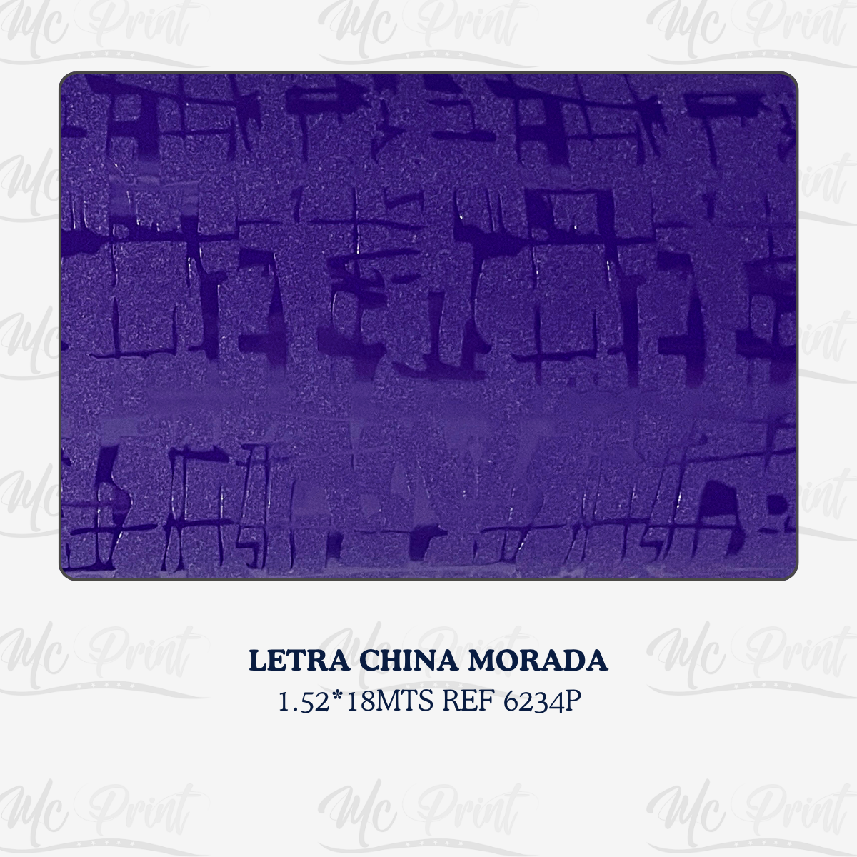 LETRA CHINA MORADA 1.52*30MT